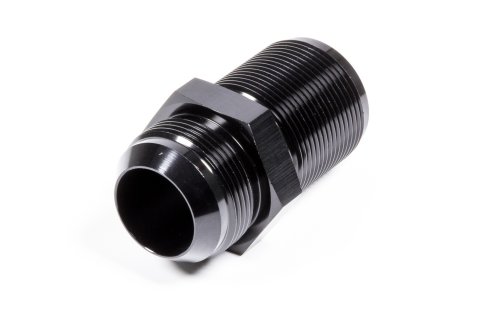 Fitting - Bulkhead - Straight - 20 AN Male to 20 AN Male Bulkhead - Aluminum - Black Anodized - Each