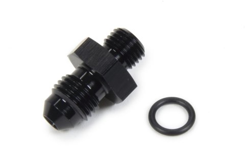 Fitting - Adapter - Straight - 4 AN Male to 3 AN Male O-Ring - Aluminum - Black Anodized - Each