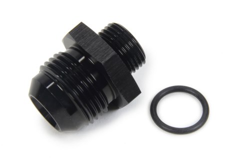 Fitting - Adapter - Straight - 12 AN Male to 8 AN Male O-Ring - Aluminum - Black Anodized - Each