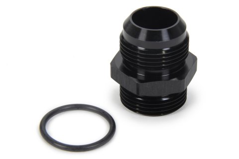 Fitting - Adapter - Straight - 16 AN Male to 16 AN Male O-Ring - Aluminum - Black Anodized - Each