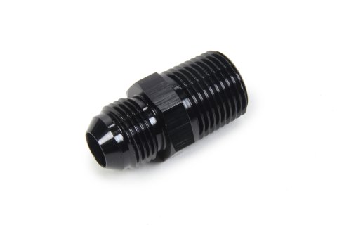 Fitting - Adapter - Straight - 10 AN Male to 3/4 in NPT Male - Aluminum - Black Anodized - Each