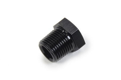 Fitting - Bushing - 1/4 in NPT Female to 3/8 in NPT Male - Aluminum - Black Anodized - Each