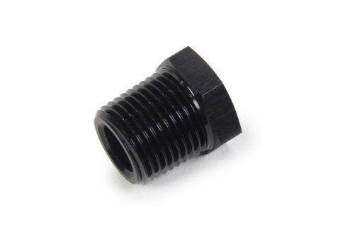 Fitting - Bushing - 3/8 in NPT Female to 1/2 in NPT Male - Aluminum - Black Anodized - Each