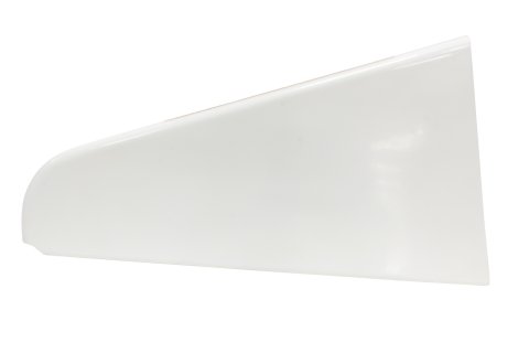 Arm Guard - Driver Side - Fiberglass - White - Triple X Midget - Each