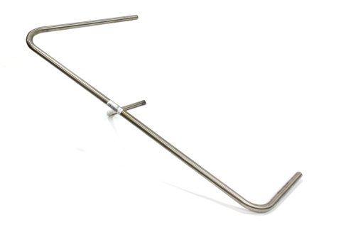 Nerf Bar - Passenger Side - 3 Point - 1 in Tube - Long - Stainless - Polished - Triple X Sprint Car - Each