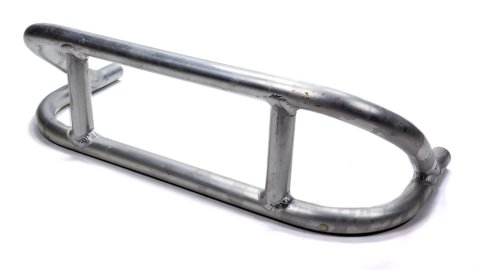 Bumper - Front - 1 in OD Tube - 0.120 in Wall - Stacked - Aluminum - Natural - Triple X Sprint Car - Each