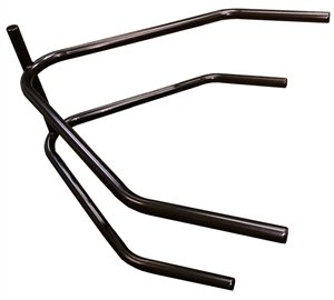 Bumper - Post - Rear - 1 in OD Tube - Chromoly - Black Powder Coat - Triple X Sprint Car - Each