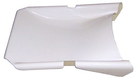 Nose - Clean Air - Fiberglass - White - Triple X Sprint Car - Each