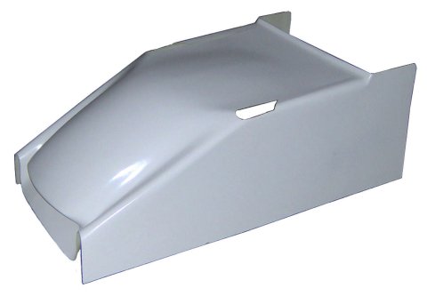 Hood - Clean Air - Fiberglass - White - Triple X Sprint Car - Each