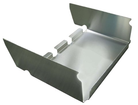 Floor Pan - 15-1/2 in Spread - Extended Sides - Aluminum - Natural - Triple X Sprint Car - Each