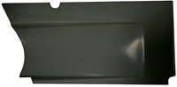 Kick Panel - Passenger Side - Upper - Split Design - Fiberglass - Black - Triple X Sprint Car - Each