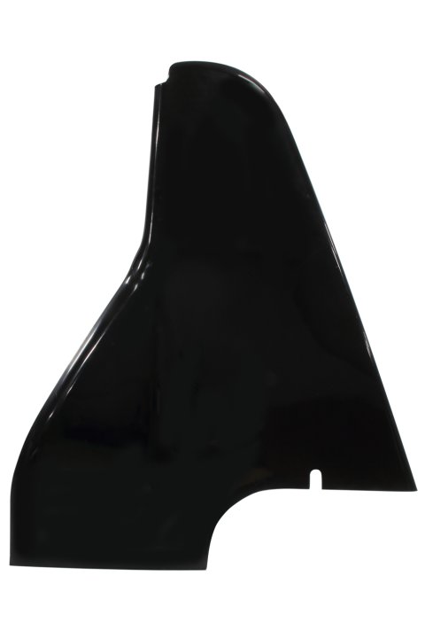 Arm Guard - Driver Side - Wedge Style - 2 in Taller - Flat - Fiberglass - Black - 2019 Safety Bar - Triple X Sprint Car - Each