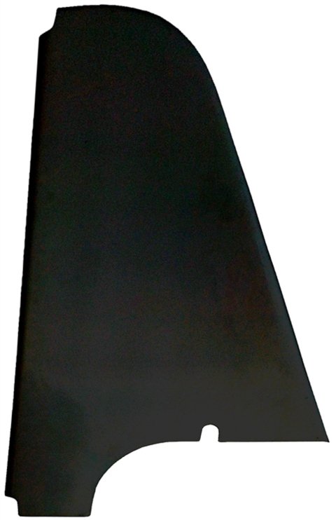 Arm Guard - Driver Side - Wedge Style - Flat - Fiberglass - Black - AUS-TAF Sprint Car - Each