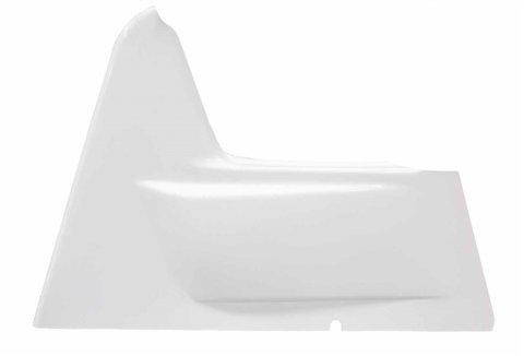 Arm Guard - Passenger Side - Wedge Style - 1-1/2 in Kickout - Fiberglass - White - AUS-TAF Sprint Car - Each