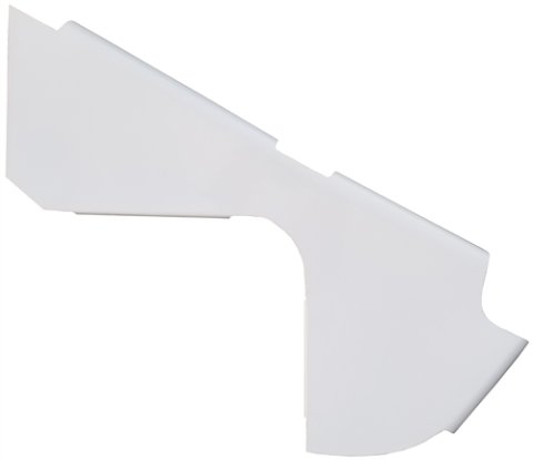 Nose - 5-Series - Passenger Side - Fiberglass - White - Triple X Sprint Car - Each