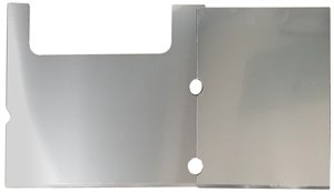 Engine Enclosure - Passenger Side - 2-Piece - Full - Aluminum - Natural - Triple X Sprint Car - Kit