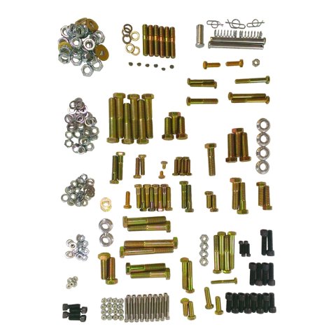 Sprint Car Bolt Kit - Complete - Steel - Zinc Oxide - Triple X Sprint Car - Kit