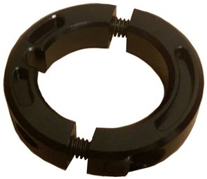 Rock Screen Clamp - 1-3/8 in Tube - Hardware Included - Aluminum - Black Anodized - Sprint Car - Each