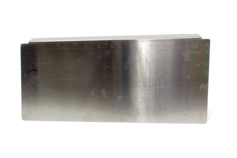 Air Dam - Flat - 22.25 in Wide x 10.25 in Tall - 0.125 in Thick - Aluminum - Natural - Triple X Sprint Car - Each