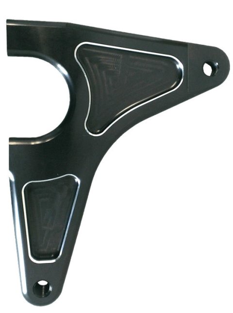 Steering Arm - Combo - Driver Side - Aluminum - Black Anodized - Triple X Sprint Car - Each