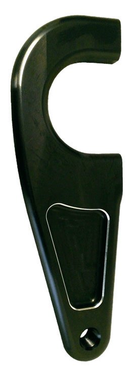 Steering Arm - Passenger Side - Aluminum - Black Anodized - Triple X Sprint Car - Each
