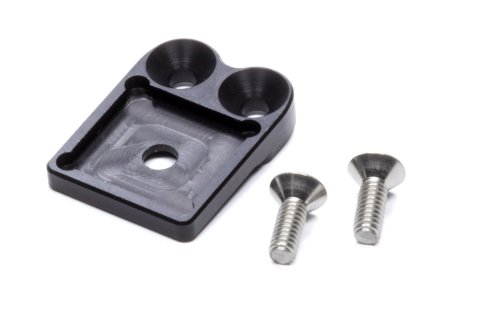 Fuel Pump Shutoff Bracket - Aluminum - Black Anodized - Waterman Shutoff Valve - Triple X Upper Steering Mount - Sprint Car - Each
