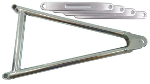 Jacobs Ladder - 13.625 in Long - Straps - Chromoly - Chrome - Triple X Sprint Car - Kit