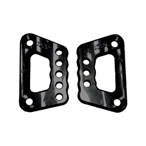 Long Radius Rod Bracket - Aluminum - Black Anodized - Long Radius Rod - Triple X Sprint Car - Pair