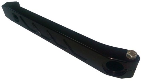 Torsion Arm - Rear - Passenger Side - 7/8 in Spline - 5 in Offset - Hardware Included - Aluminum - Black Anodized - Triple X Sprint Car - Each