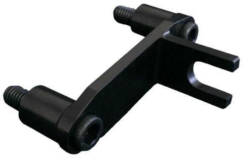 Shifter Bracket - Hardware Included - Aluminum - Black Anodized - Winters Quick Change - Each