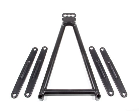 Jacobs Ladder - Adjustable - 13.625 in Long - Straps - 3 Hole - Chromoly - Black Powder Coat - Triple X Sprint Car - Kit