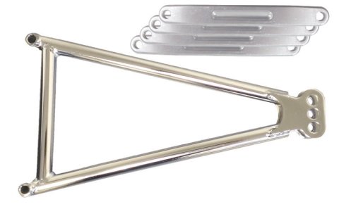 Jacobs Ladder - Adjustable - 14 in Long - Straps - 3 Hole - Chromoly - Chrome - Triple X Sprint Car - Kit