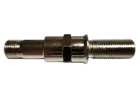 Shock Mount Stud - 1/2-20 in Thread - 4 in Long - Hex Nut - Chromoly - Zinc Plated - Sprint Car - Each