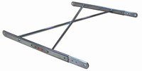 Wing Post - Top - Aerodynamic - Sliders Included - Squished Tube - Chromoly - Chrome - Triple X Sprint Car - Kit