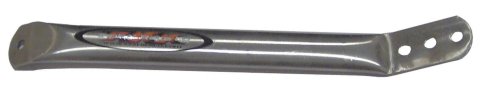 Wing Strap - Nose - Aerodynamic - Adjustable - 7.5 to 6 in Adjustable Height - Chromoly - Polished - Triple X Sprint Car - Each