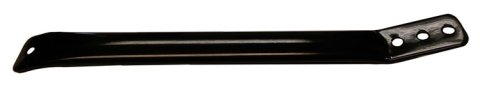 Wing Strap - Nose - Aerodynamic - Adjustable - 7.5 to 6 in Adjustable Height - Chromoly - Black Powder Coat - Triple X Sprint Car - Each