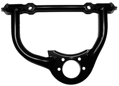 Control Arm - 15 Series - Tubular - Upper - 8 in Long - 1-1/4 in Offset - Bolt-In Ball Joint - Steel - Black Powder Coat - GM A-Body / G-Body - Each