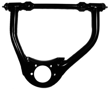 Control Arm - 15 Series - Tubular - Upper - 8.5 in Long - 1-1/2 in Offset - Bolt-In Ball Joint - Steel - Black Powder Coat - GM A-Body / G-Body - Each