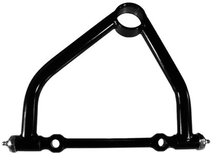 Control Arm - 19 Series - Tubular - Upper - 8.5 in Long - 1-1/2 in Offset - Screw-In Ball Joint - Steel - Black Powder Coat - Universal - Each