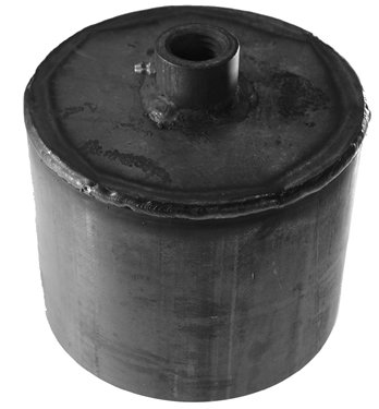 Spring Cup - Upper - Screw-On - 1-8 in Thread - 6 in ID - 5.125 in Height - Grease Fitting - Steel - Natural - Universal - Each