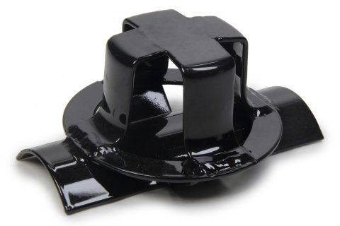 Spring Cup - Lower - Rear - Weld-On - Steel - Black Powder Coat - 5 / 5.5 in OD Springs - 3 in Tube Diameter - Each