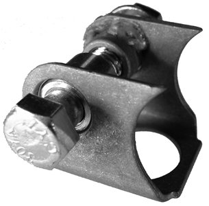 Shock Mount - Passenger Side - Weld-On - Straight - Steel - Natural - Universal - Each