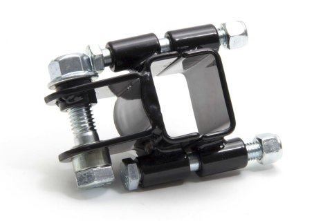 Shock Mount - Clamp-On - Steel - Black Powder Coat - 1-1/2 in Square Tube - Each