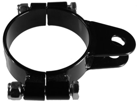 Lift Bar Bracket - Clamp-On - 3 in OD Axle Tube - 1/2 in Holes - Steel - Black Powder Coat - Each
