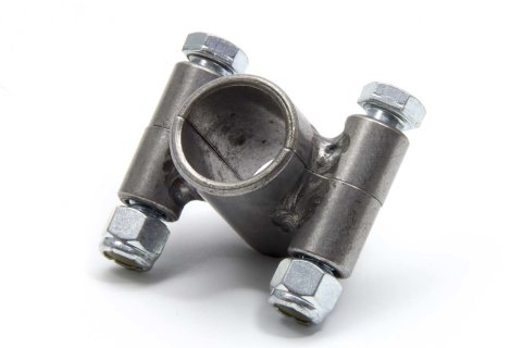 Tube Clamp - 2-Bolt - 1-3/4 in ID - 1-3/4 in Wide - Steel - Natural - Each