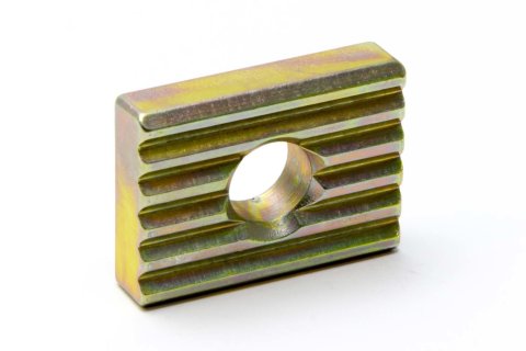 Serrated Block - 1/4 in Steps - 5/8 in Hole - Steel - Cadmium - UB Machine Adjustable Panhard Bar Mounts - Each