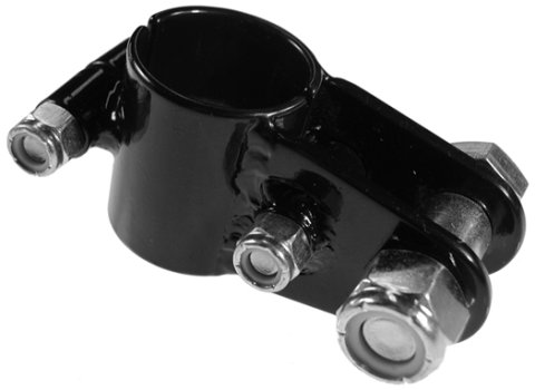 Panhard Bar Bracket - Frame Mount - Clamp-On - Steel - Black Powder Coat - 1-1/2 in Tubing - Each
