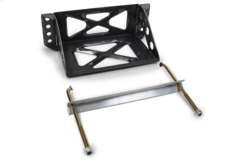 Battery Tray - 11 in Length x 11 in Wide x 4.5 in Height - Hardware Included - Bolt-On - Steel - Natural - Kit