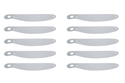 Helmet Shield Tear Off - 2 mm Thick - 12.75 in Center to Center - Plastic - Clear - Arai GP6 - Set of 200