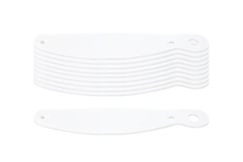 Helmet Shield Tear Off - 2 mm Thick - 12 in Center to Center - Plastic - Clear - Stilo Helmets - Set of 200